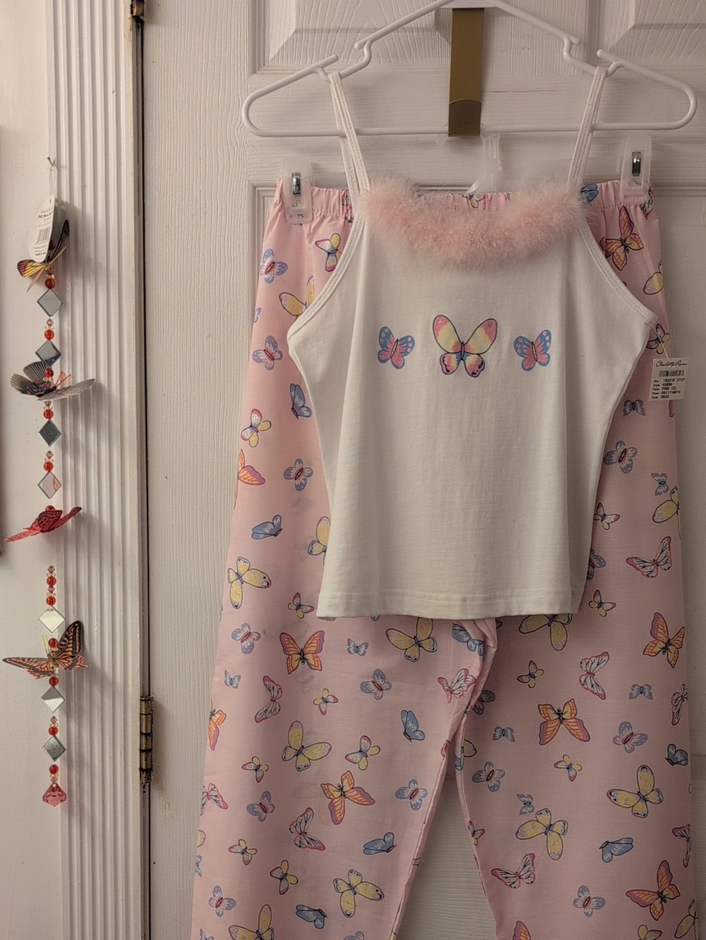 Y2K  Kawaii NWT Butterfly Jammy Set